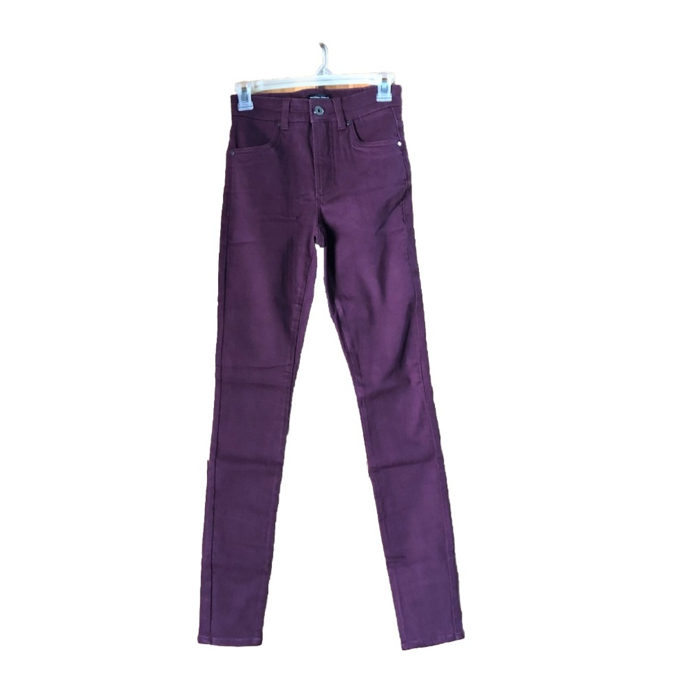 NWT Universal Standard Seine High Rise 27” Skinny Jeans Plum - 0 (L)